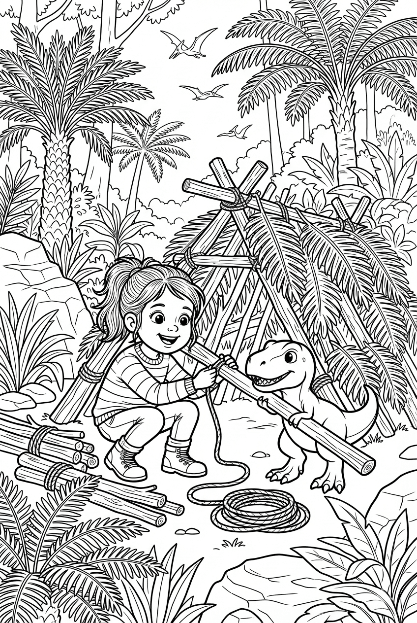 Child on safari meeting a cheetah